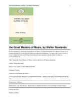 Among the Great Masters of Music Scenes in the Lives of Famous Musicians pptx