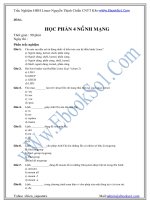 Trắc Nghiệm Hệ Điều Hành Mạng LiNux