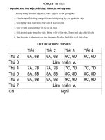 Nội quy thư viện trường học