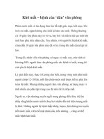 Khô mắt – bệnh của ‘dân’ văn phòng ppt