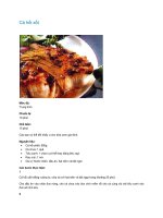 Cá hồi xốt docx