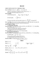 Đề ôn thi tốt nghiệp trung học phổ thông môn toán - Đề 32 pptx