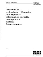 Information technology — Security techniques — Information security management systems — Requirements docx