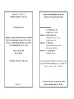 LUẬN ÁN TIẾN SĨ: NGHIÊN CỨU ÁP DỤNG PHƯƠNG PHÁP ĐỊA CHẤN NÔNG PHÂN GIẢI CAO ĐỂ KHẢO SÁT ĐỊA CHẤT CÁC TẦNG NÔNG VÀ CÁC HOẠT ĐỘNG KIẾN TẠO, MAGMA TRẺ Ở VÙNG BIỂN MIỀN TRUNG VIỆT NAM potx