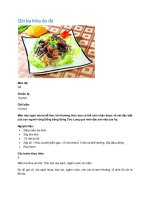 Gỏi ba khía đu pot