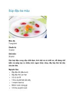 Súp đậu ba màu docx