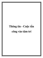 Thông tin - Cuộc tấn công vào tâm trí docx