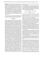 ĐIỀU KHIỂN MỜ SỬ DỤNG PHƯƠNG PHÁP CUỐN CHIẾU THÍCH NGHI CHO HỆ PHI TUYẾN CÓ THAM SỐ VỚI NHIỄU TUẦN HOÀN. pptx