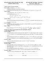 ĐỀ THI THỬ ĐẠI HỌC NĂM 2013 Môn TOÁN – Khối A-B-A1 TRƯỜNG THPH LÊ LỢI pot
