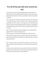 Trao đổi dữ liệu giữa điện thoại Android qua Wifi docx