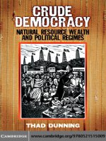 Crude Democracy: Natural Resource Wealth and Political Regimes ppt