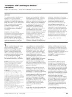 The Impact of E-Learning in Medical Education doc