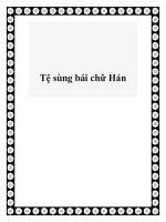 Tệ sùng bái chữ Hán potx