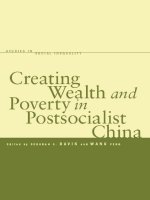 Creating wealth and poverty in postsocialist china potx