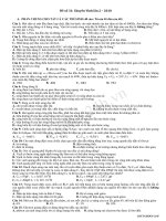 Đề Thi Thử Đại Học Khối A Vật Lý 2013 - Đề 31 docx