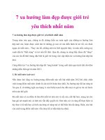 7 xu hướng làm đẹp được giới trẻ yêu thích nhất 2012 pot