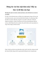 Đừng tin vào bảo mật đám mây! Hãy tự bảo vệ dữ liệu của bạn pot