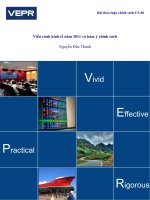 Viễn cảnh kinh tế năm 2011 và hàm ý chính sách docx