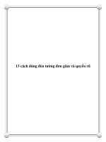 13 cách dùng đèn tường đơn giản và quyến rũ potx