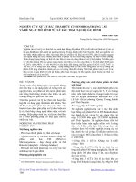 NGHIÊN CỨU XỬ LÝ RÁC THẢI HỮU CƠ SINH HOẠT BẰNG E.M VÀ ĐỀ XUẤT MÔ HÌNH XỬ LÝ RÁC THẢI TẠI HỘ GIA ĐÌNH pdf
