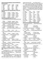 Đề Thi Thử Đại Học Khối A1, D Anh 2013 - Phần 2 - Đề 28 doc