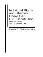 Individual Rights and Liberties Under the U.S. Constitution The Case Law of the U.S. Supreme Court pot