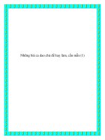 Những bài ca dao chủ đề cần mẫn lao động pdf