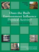 Does the Built Environment Influence Physical Activity? EXAMINING THE EVIDENCE pot