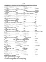 Đề Thi Thử Đại Học Khối A1, D Anh 2013 - Phần 3 - Đề 30 pptx