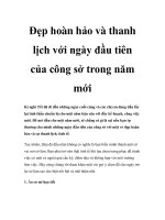 Đẹp hoàn hảo và thanh lịch với ngày đầu tiên của công sở trong năm mới pot