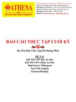 Kết nối VPN site to site, kết nối VPN Client to Site, Mail Server Mdaemon tạo web Joomla, System Hacking