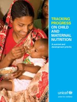 TRACKING PROGRESS ON CHILD AND MATERNAL NUTRITION pptx
