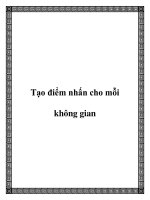 Tạo điểm nhấn cho mỗi không gian pot