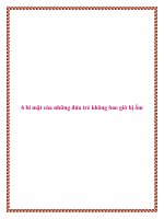 6 bí mật của những đứa trẻ không bao giờ bị ốm. docx