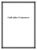 Cuối tuần ở Vancouver doc