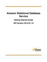 Amazon Relational Database Service Getting Started Guide API Version 2013-01-10 pot