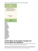 A Brief History of the English Language and Literature, Vol. 2 doc