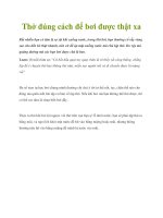 Thở đúng cách để bơi được thật xa ppt