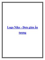 Logo Nike - Đơn giản ấn tượng pptx
