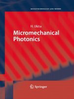 microtechnology and mems.microtechnology and memsSeries Editor: H. Fujita potx