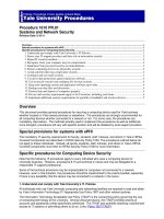 Procedure 1610 PR.01 Systems and Network Security potx