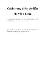Cách trang điểm cổ điển chỉ với 4 bước docx