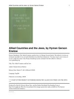 The Allied Countries and the Jews docx