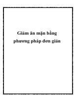 Giảm ăn mặn bằng phương pháp đơn giản pot