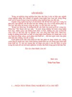 thuyết minh đồ án phương pháp chế tạo phôi