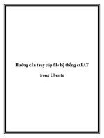 Hướng dẫn truy cập file hệ thống exFAT trong Ubuntu doc