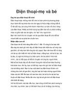 Điện thoại-mẹ và bé pptx