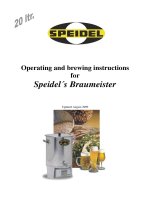 Operating and brewing instructions for Speidel´s Braumeister ppt