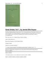 Great Artists, Vol 1. Raphael, Rubens, Murillo, and Durer doc