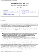 ACCOUNTING RECORDS AND SOURCE DOCUMENTATION potx